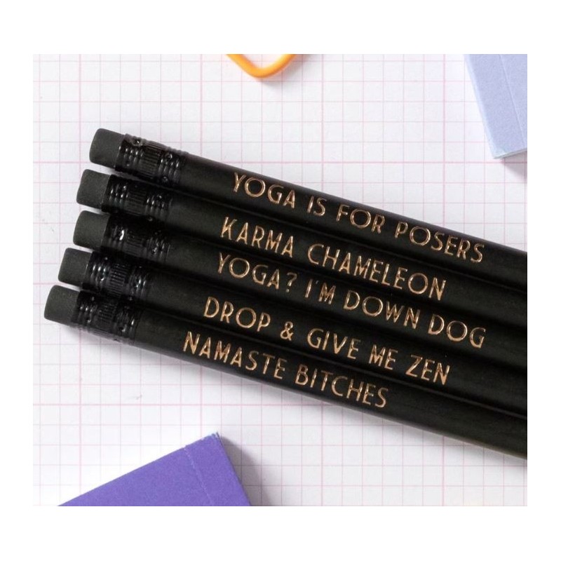 Pencil set 'Yoga'