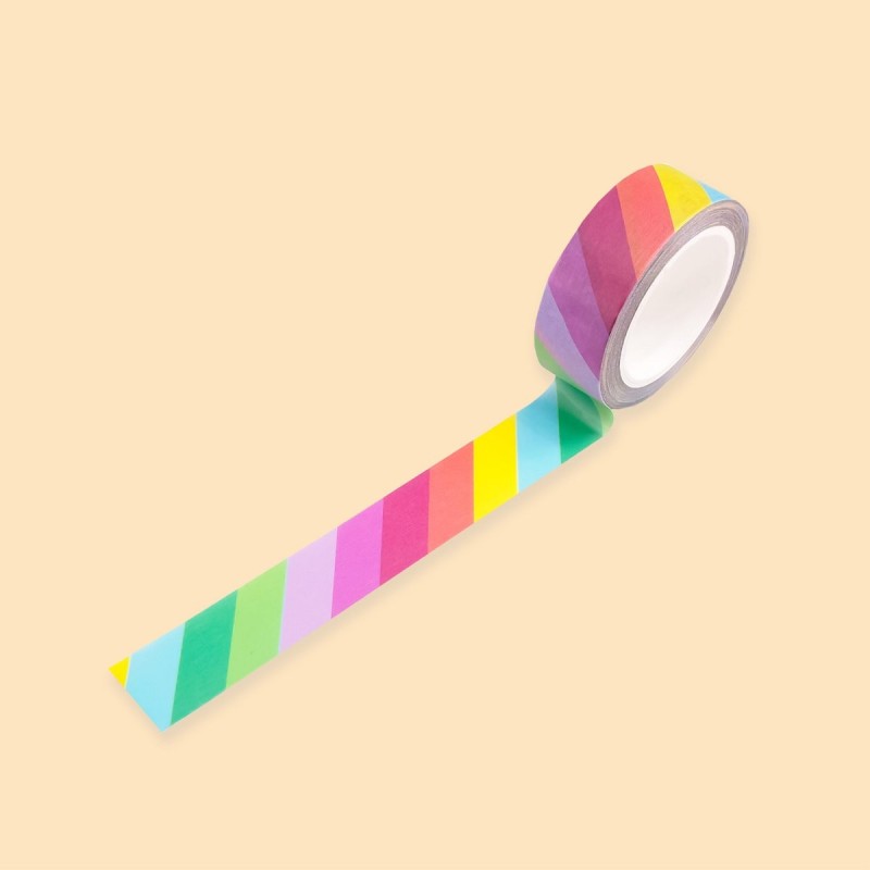 Washi tape 'Colorful stripes'