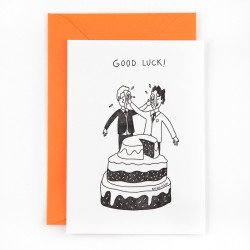 Postcard "Good luck!" gay...
