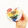 Pin 'Love is love' 56 mm