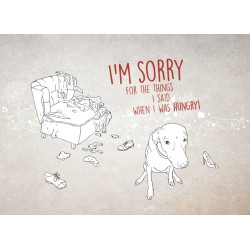 Postcard "I´m sorry for the...