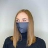 4-Layered Textile Face Mask 'Dark Grey'