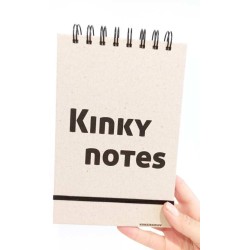 Spiral notebook "Kinky notes"