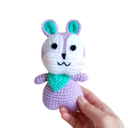 Crocheted rabbit Kai