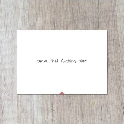 Postcard "Carpe That...