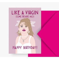 Postcard "Like a virgin..."