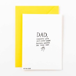 Postkaart "Dad, congrats...
