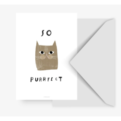 Postcard 'Purrrrfect'