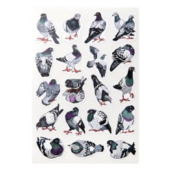 Sticker sheet "Pigeons"