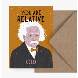 Postcard "You are relative...