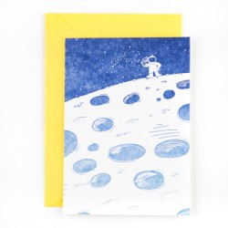Postcard "Moon party"