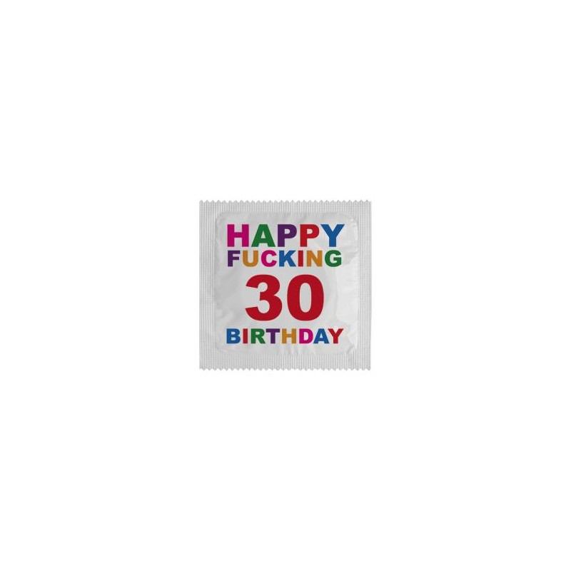 Kondoom "Happy Fucking Birthday 30"