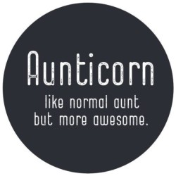 Sticker 'Aunticorn'