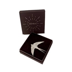 Reflective brooche "Swallow"
