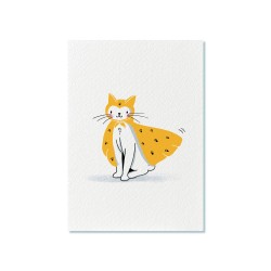 Postcard "Super cat"