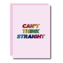 Postcard "Can't Think...