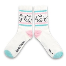 Moomintroll Retro Ladies Socks - White