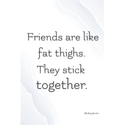 Postcard "Friends are like...