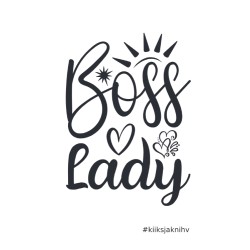 Postkaart "Boss lady"