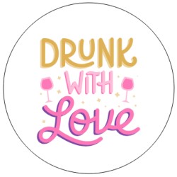 Rinnamärk "Drunk with love"...