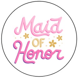 Pin "Maid of honor" 56mm