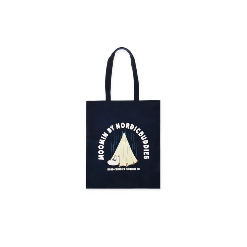 Moomintroll Camping Tote Bag - Navy Blue