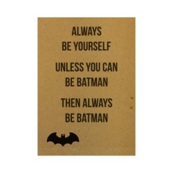 Postcard '...Unless you can be batman...'