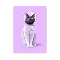 Postkaart "Space Cat"