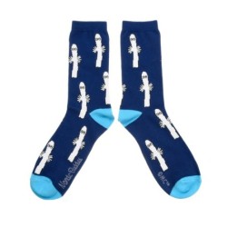 Hattifatteners Men Socks - Blue