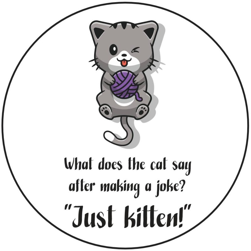 Sticker 'Just kitten'