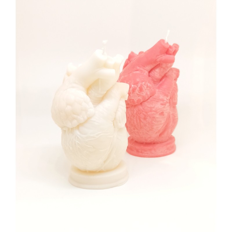 Soy wax candle 'Heart'