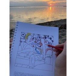 Coloring book for grown ups 18+